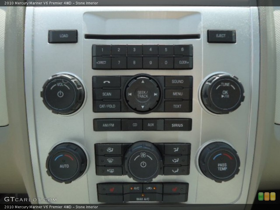 Stone Interior Controls for the 2010 Mercury Mariner V6 Premier 4WD #68887023