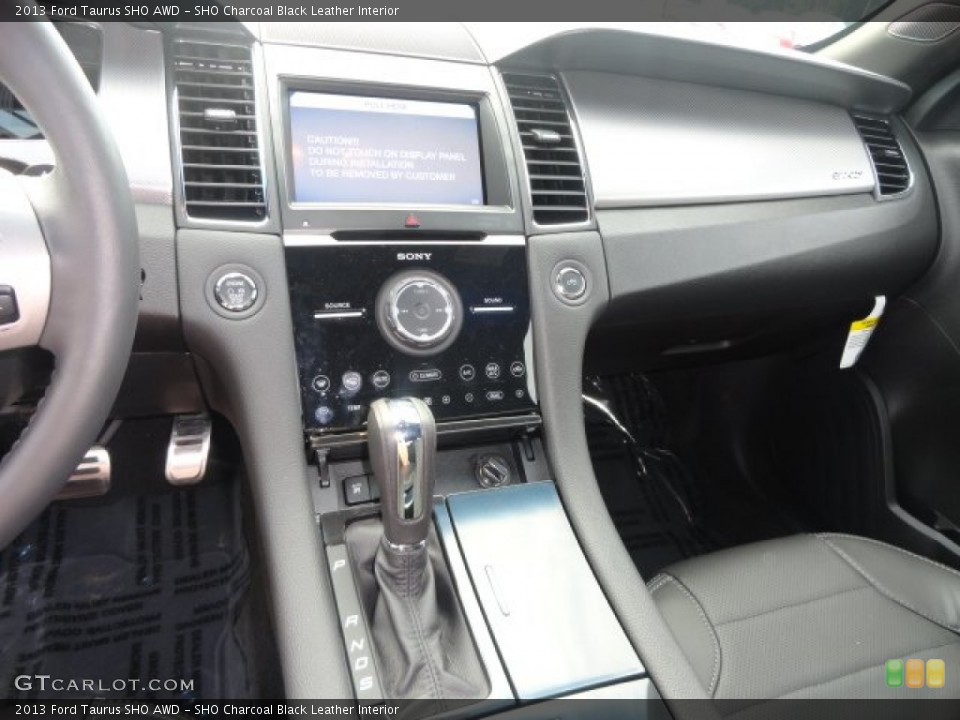SHO Charcoal Black Leather Interior Transmission for the 2013 Ford Taurus SHO AWD #68887518
