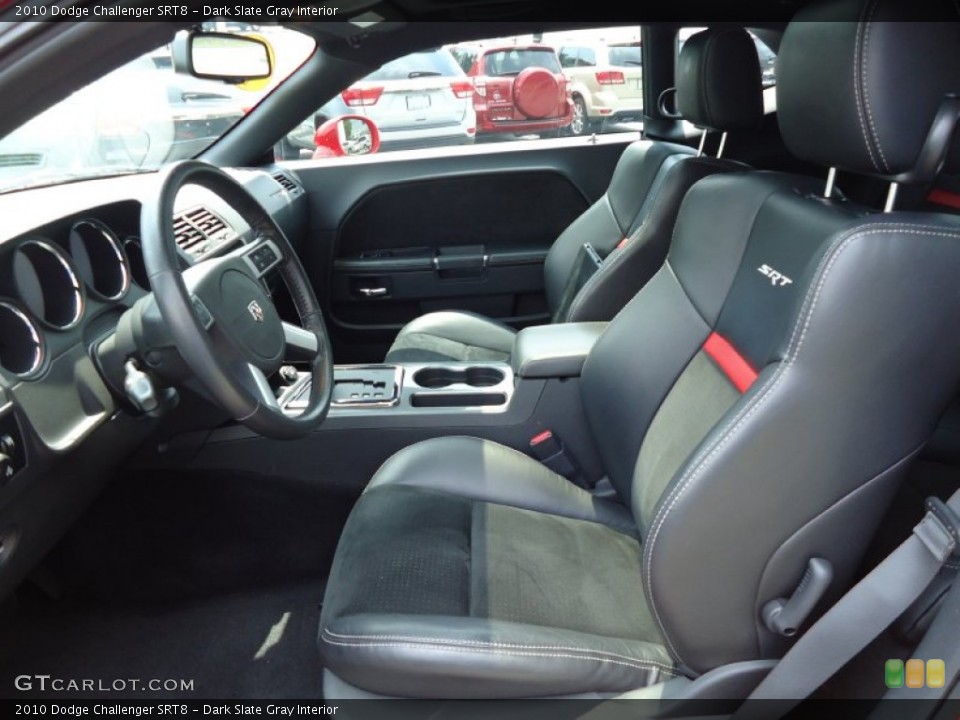 Dark Slate Gray Interior Front Seat for the 2010 Dodge Challenger SRT8 #68890521