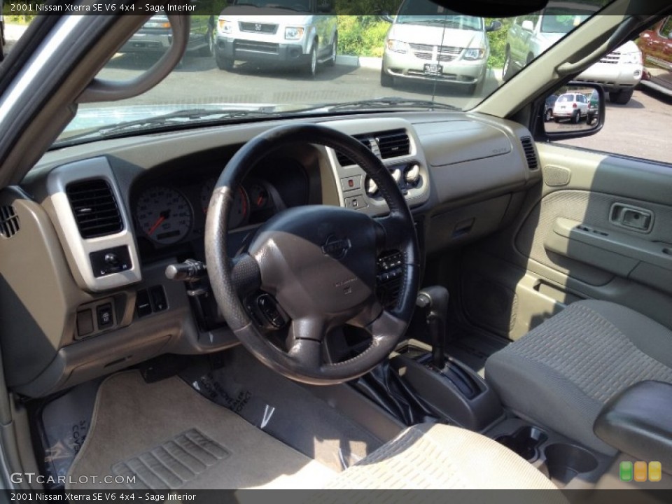 Sage Interior Prime Interior for the 2001 Nissan Xterra SE V6 4x4 #68891307