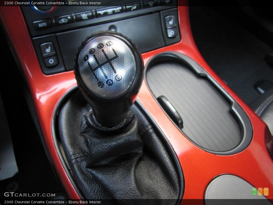 Ebony Black Interior Transmission for the 2006 Chevrolet Corvette Convertible #68891754