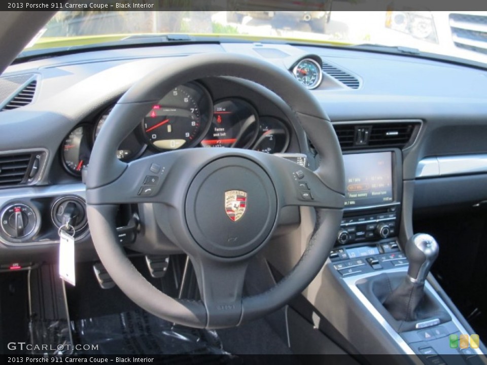 Black Interior Dashboard for the 2013 Porsche 911 Carrera Coupe #68892273