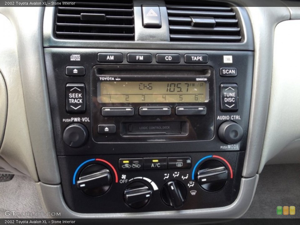 Stone Interior Controls for the 2002 Toyota Avalon XL #68892384
