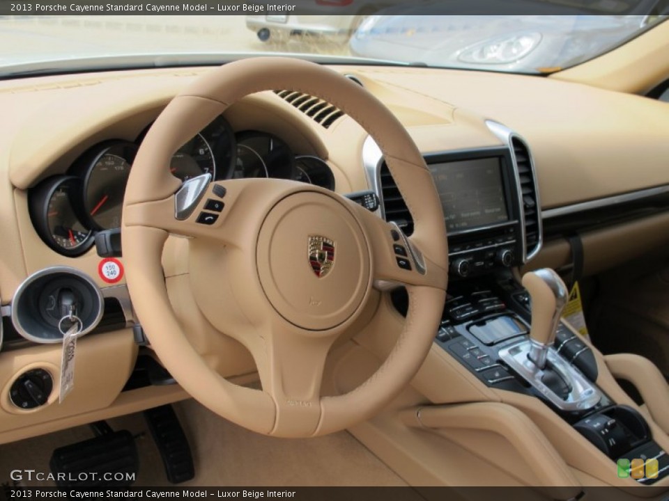Luxor Beige Interior Dashboard for the 2013 Porsche Cayenne  #68892453