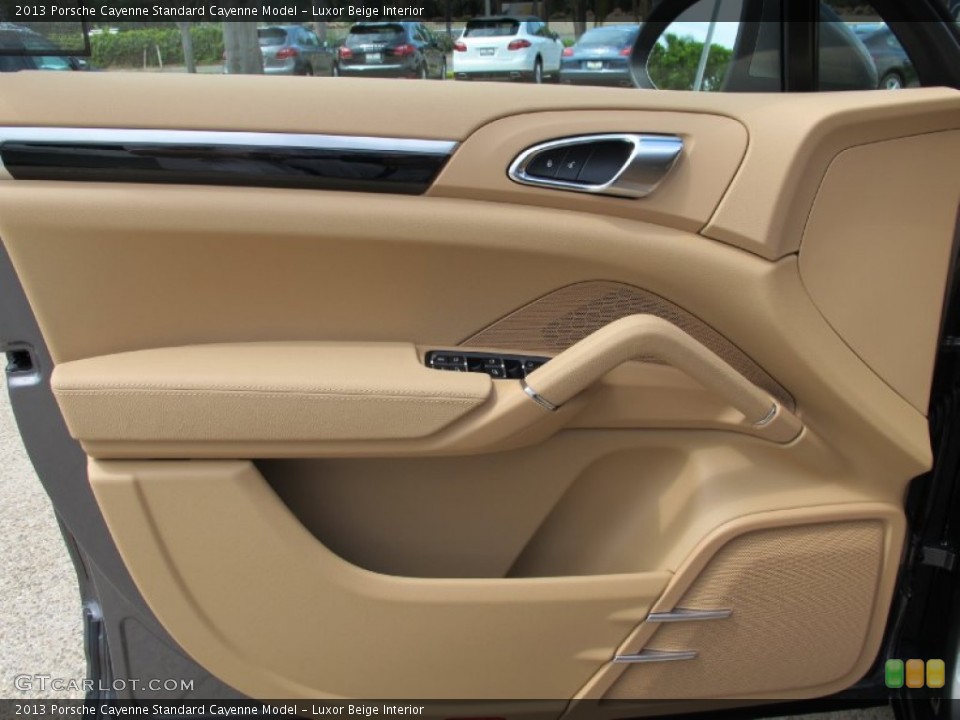 Luxor Beige Interior Door Panel for the 2013 Porsche Cayenne  #68892524