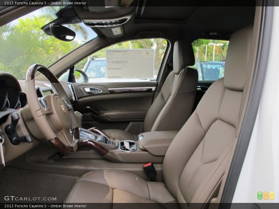 Umber Brown Interior Photo for the 2013 Porsche Cayenne S #68892615