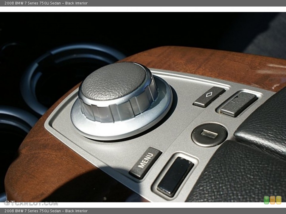 Black Interior Controls for the 2008 BMW 7 Series 750Li Sedan #68893501
