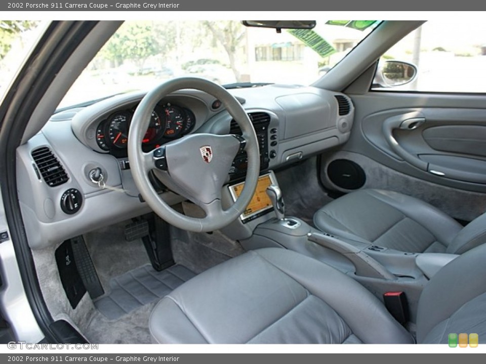 Graphite Grey Interior Prime Interior for the 2002 Porsche 911 Carrera Coupe #68894136