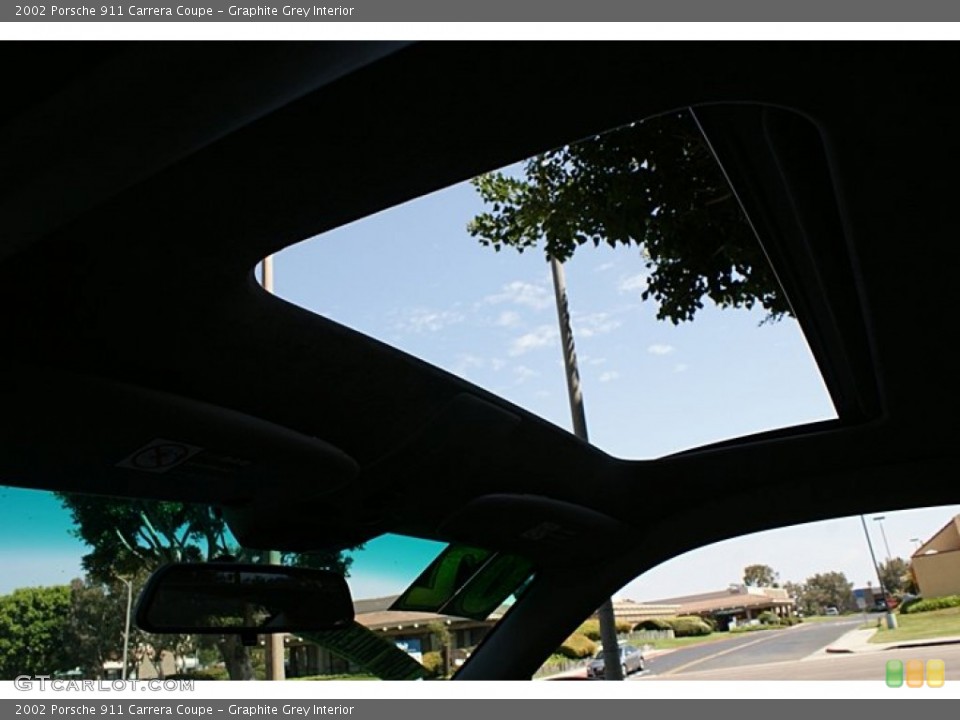 Graphite Grey Interior Sunroof for the 2002 Porsche 911 Carrera Coupe #68894141