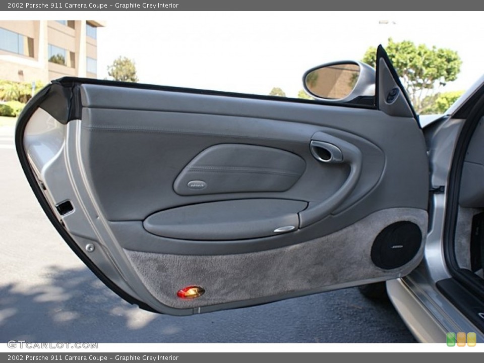 Graphite Grey Interior Door Panel for the 2002 Porsche 911 Carrera Coupe #68894295