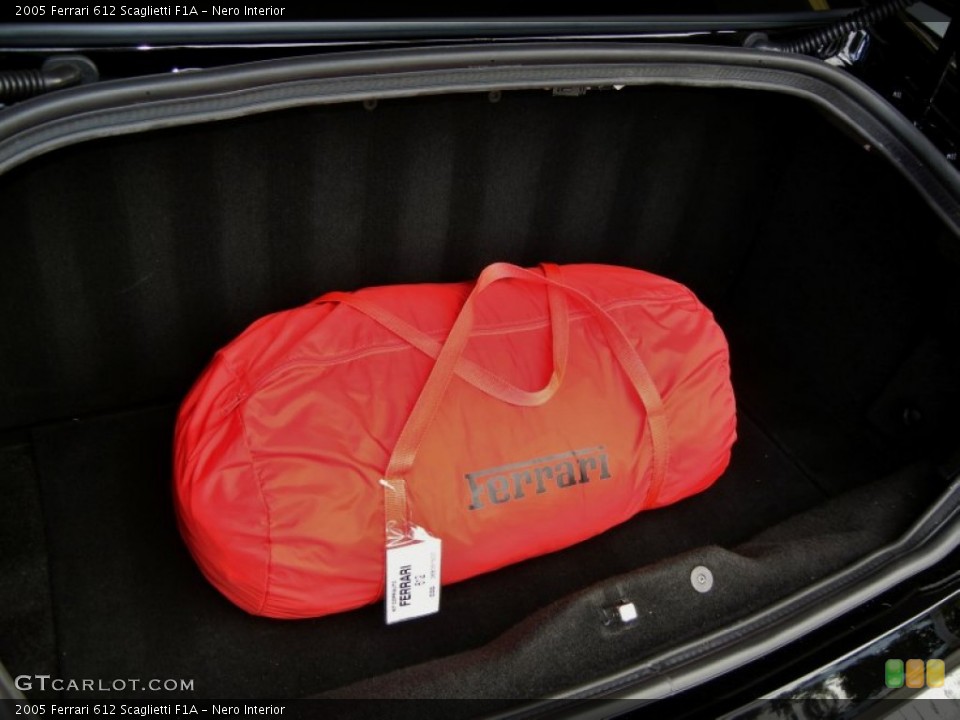Nero Interior Trunk for the 2005 Ferrari 612 Scaglietti F1A #68894883