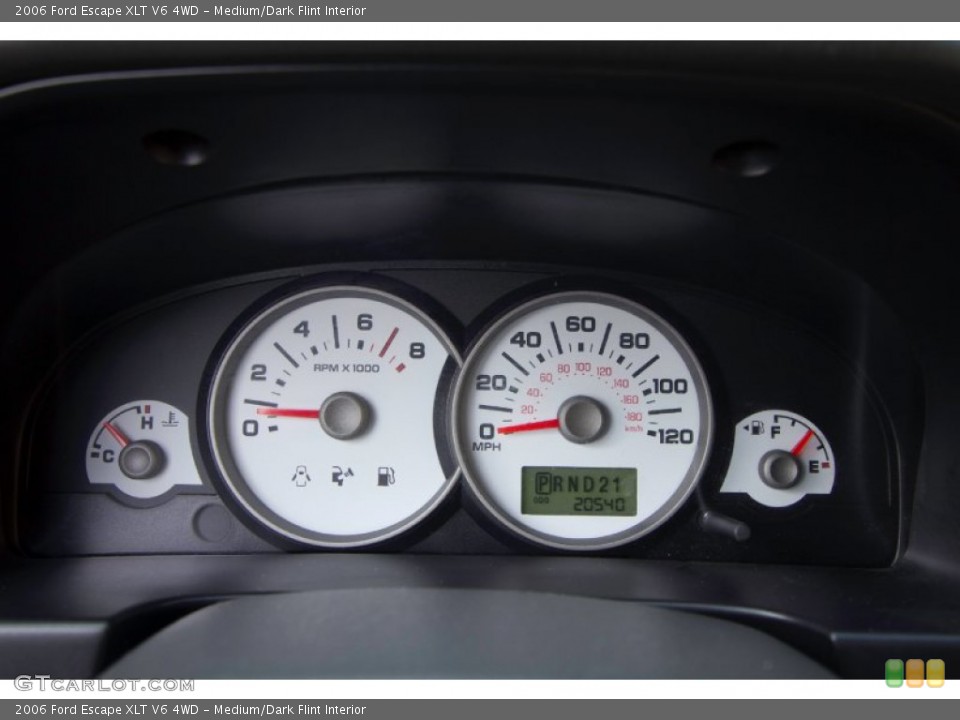 Medium/Dark Flint Interior Gauges for the 2006 Ford Escape XLT V6 4WD #68896485