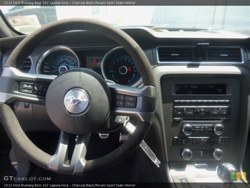 Charcoal Black/Recaro Sport Seats Interior Dashboard for the 2013 Ford Mustang Boss 302 Laguna Seca #68896860