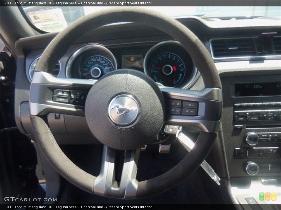 Charcoal Black/Recaro Sport Seats Interior Steering Wheel for the 2013 Ford Mustang Boss 302 Laguna Seca #68896869