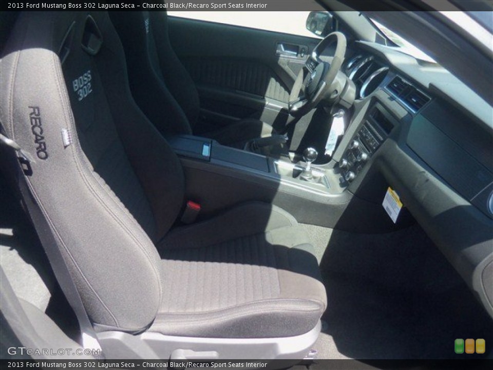 Charcoal Black/Recaro Sport Seats Interior Photo for the 2013 Ford Mustang Boss 302 Laguna Seca #68896899