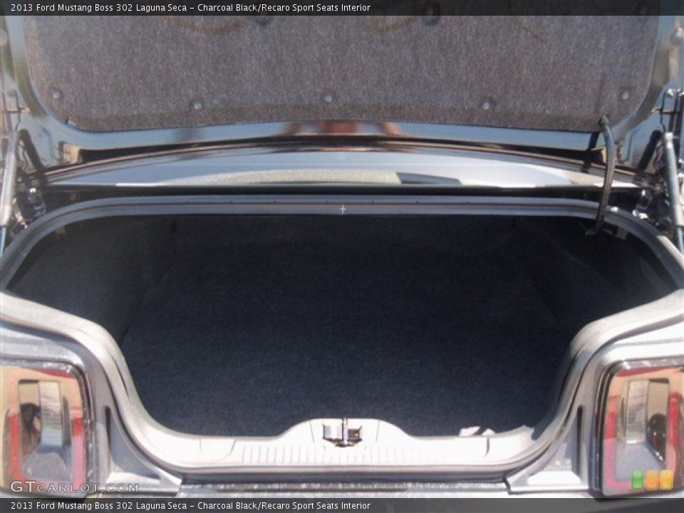 Charcoal Black/Recaro Sport Seats Interior Trunk for the 2013 Ford Mustang Boss 302 Laguna Seca #68896905