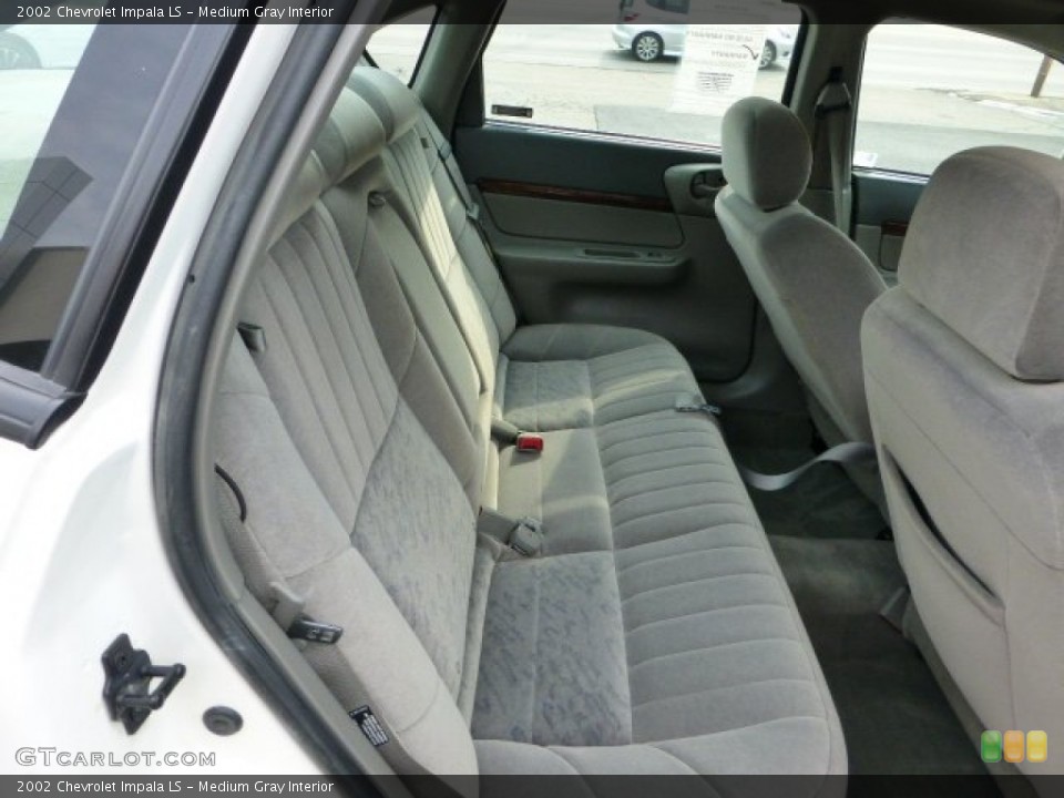 Medium Gray Interior Rear Seat for the 2002 Chevrolet Impala LS #68897307