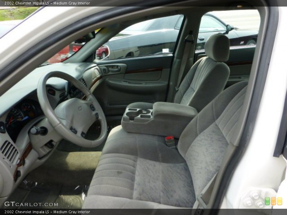 Medium Gray Interior Front Seat for the 2002 Chevrolet Impala LS #68897325