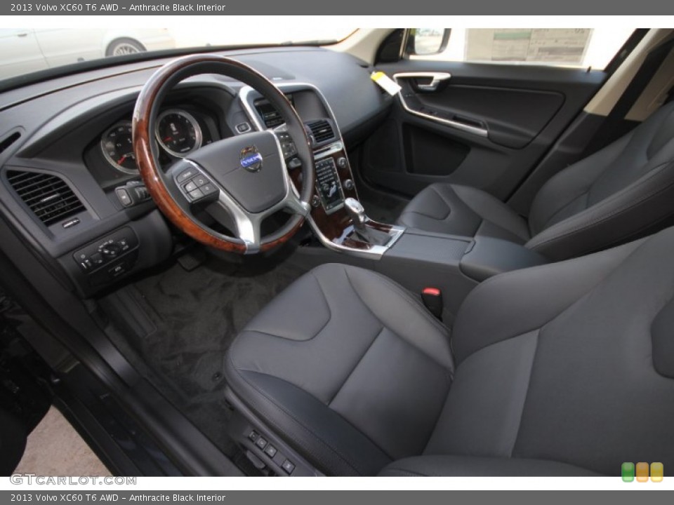 Anthracite Black Interior Photo for the 2013 Volvo XC60 T6 AWD #68900064