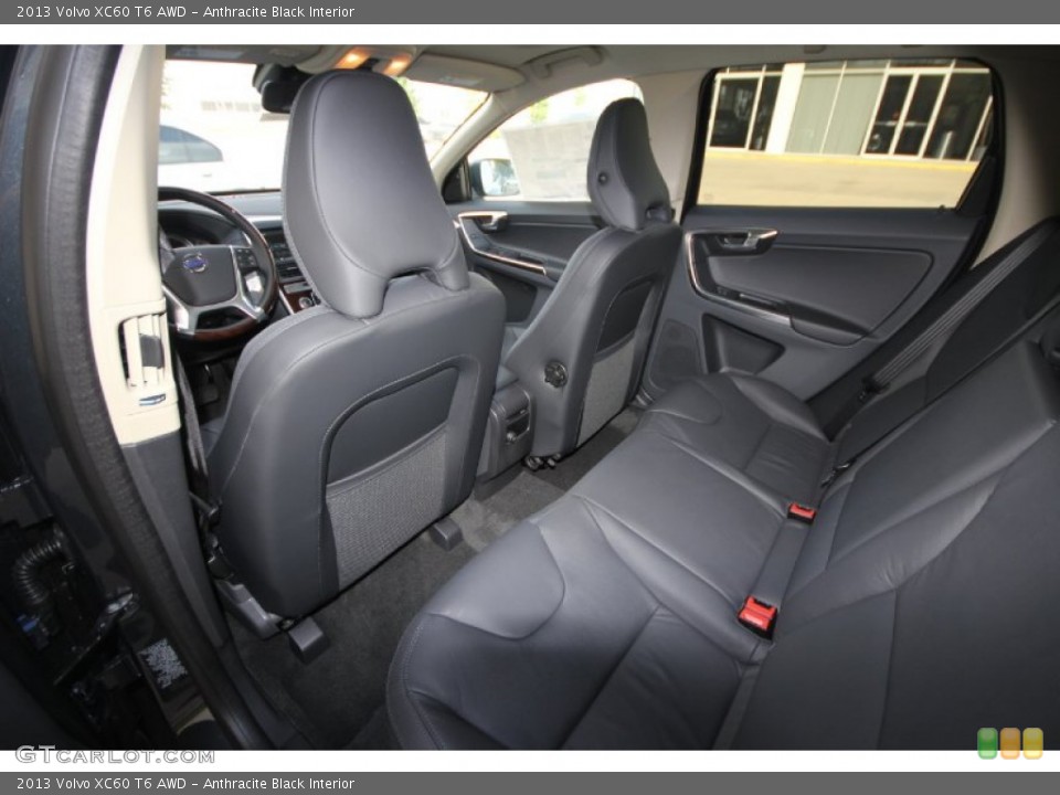 Anthracite Black Interior Photo for the 2013 Volvo XC60 T6 AWD #68900118