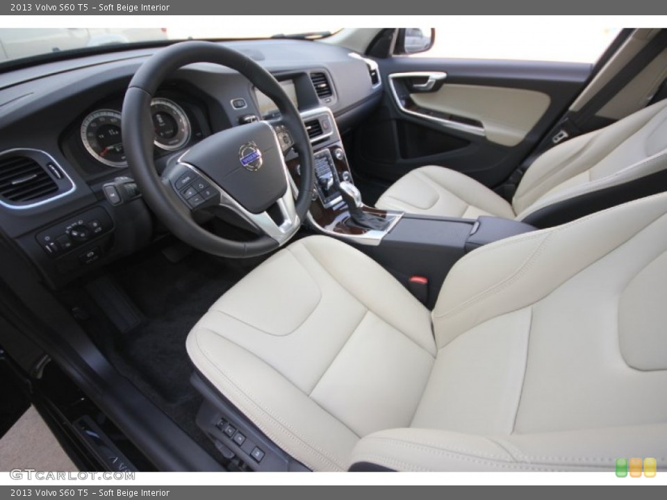 Soft Beige Interior Prime Interior for the 2013 Volvo S60 T5 #68900424