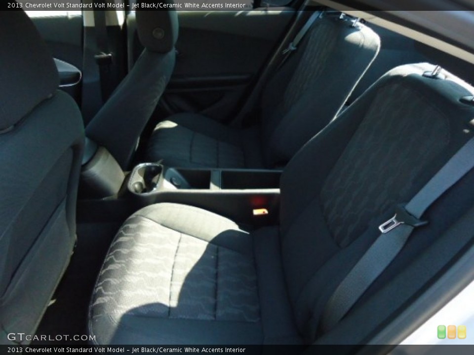 Jet Black/Ceramic White Accents Interior Rear Seat for the 2013 Chevrolet Volt  #68900655