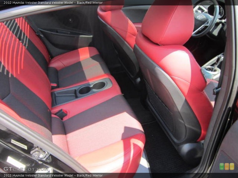 Black/Red Interior Photo for the 2012 Hyundai Veloster  #68901562