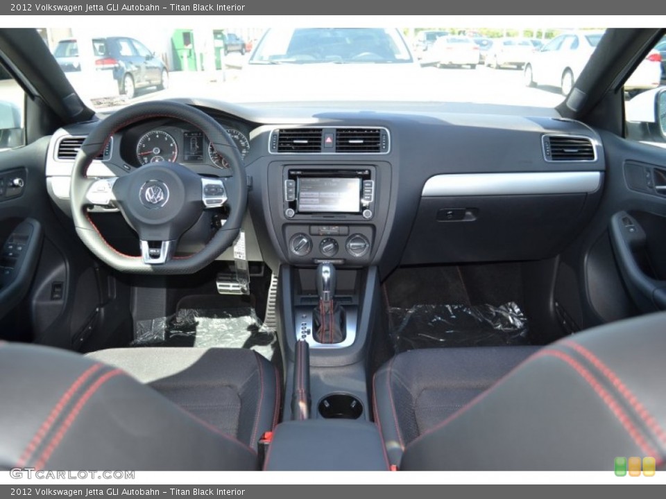Titan Black Interior Dashboard for the 2012 Volkswagen Jetta GLI Autobahn #68901633