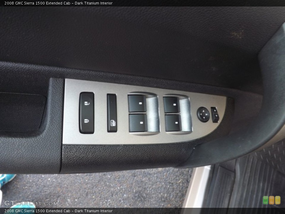 Dark Titanium Interior Controls for the 2008 GMC Sierra 1500 Extended Cab #68902020