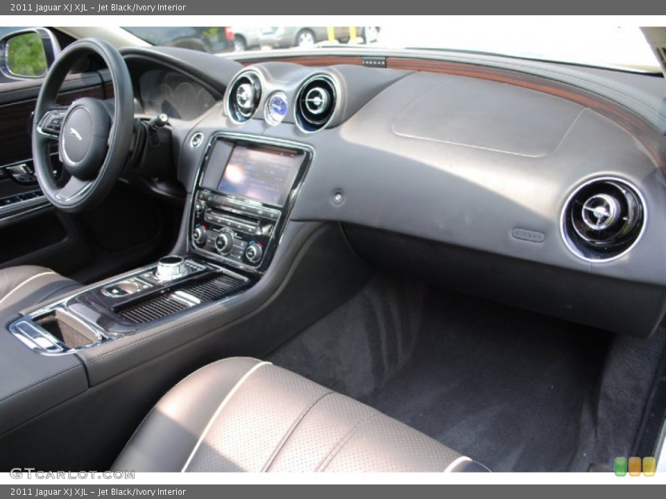 Jet Black/Ivory Interior Dashboard for the 2011 Jaguar XJ XJL #68905560