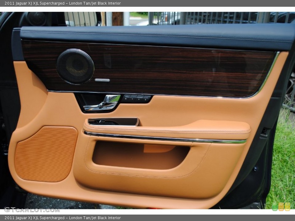 London Tan/Jet Black Interior Door Panel for the 2011 Jaguar XJ XJL Supercharged #68905962