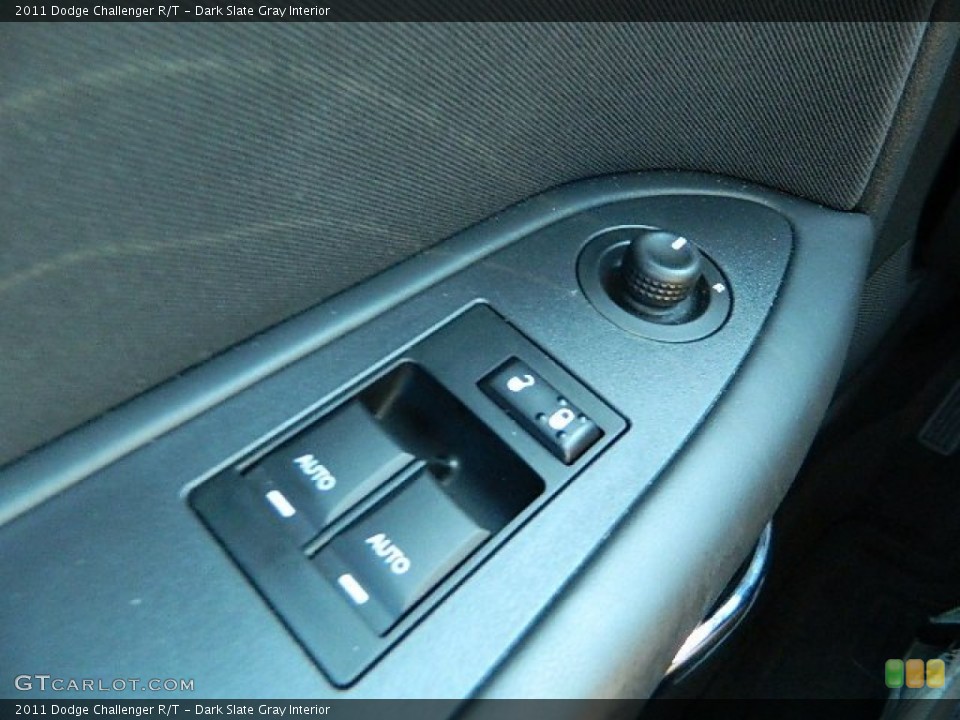 Dark Slate Gray Interior Controls for the 2011 Dodge Challenger R/T #68905986