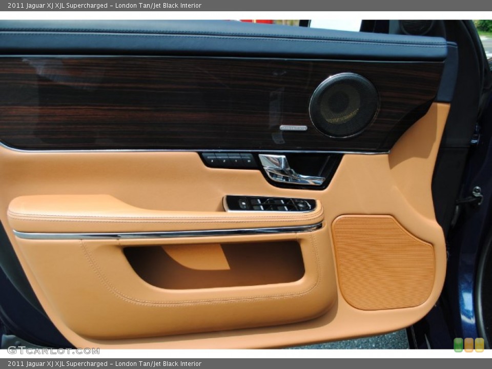 London Tan/Jet Black Interior Door Panel for the 2011 Jaguar XJ XJL Supercharged #68905989