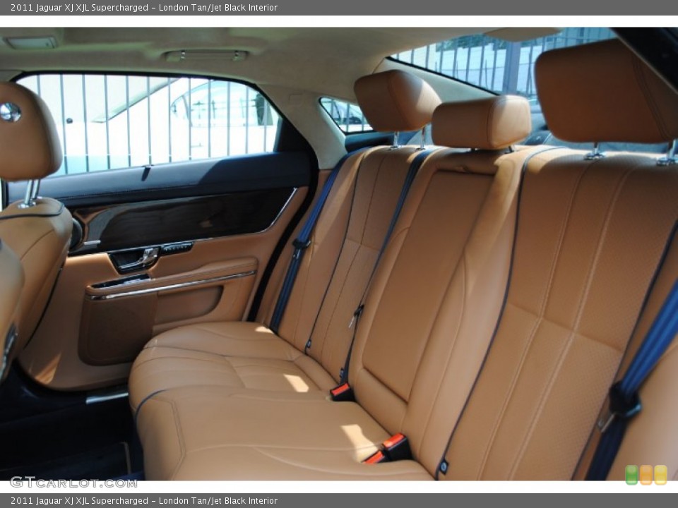 London Tan/Jet Black Interior Photo for the 2011 Jaguar XJ XJL Supercharged #68906031