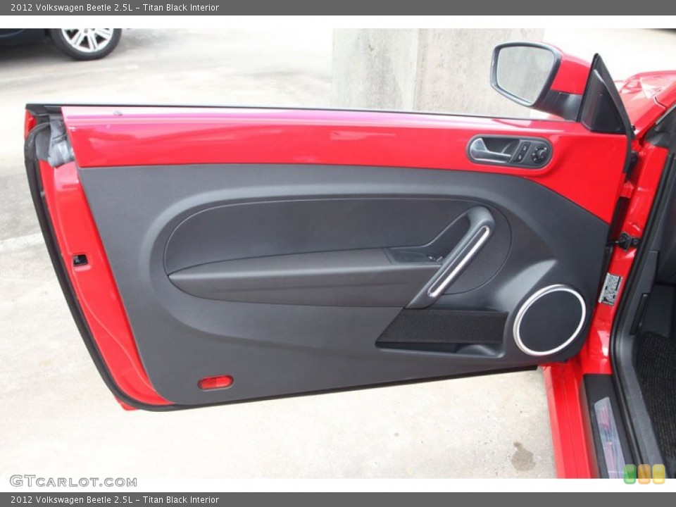 Titan Black Interior Door Panel for the 2012 Volkswagen Beetle 2.5L #68907672