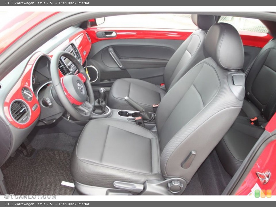 Titan Black Interior Photo for the 2012 Volkswagen Beetle 2.5L #68907684
