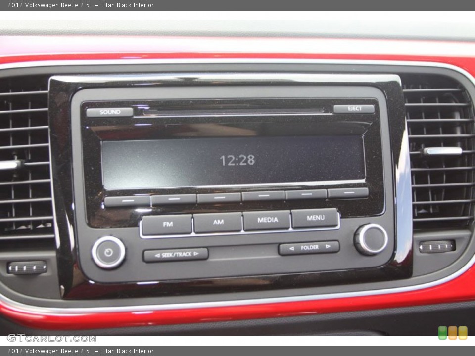 Titan Black Interior Audio System for the 2012 Volkswagen Beetle 2.5L #68907711