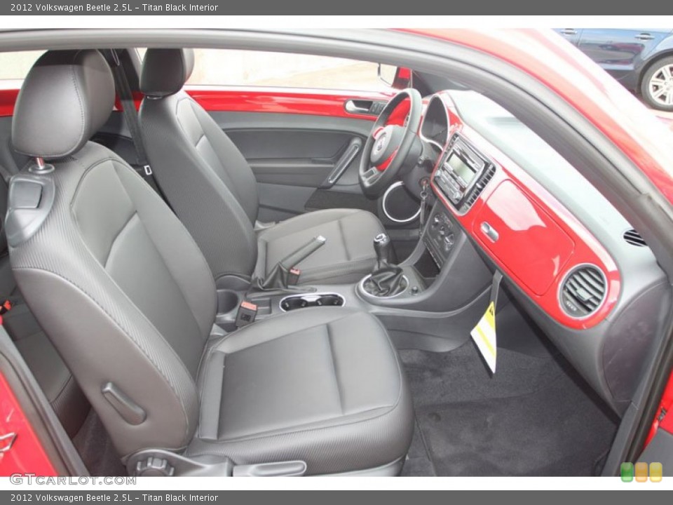 Titan Black Interior Photo for the 2012 Volkswagen Beetle 2.5L #68907762