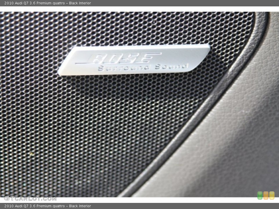 Black Interior Audio System for the 2010 Audi Q7 3.6 Premium quattro #68908724