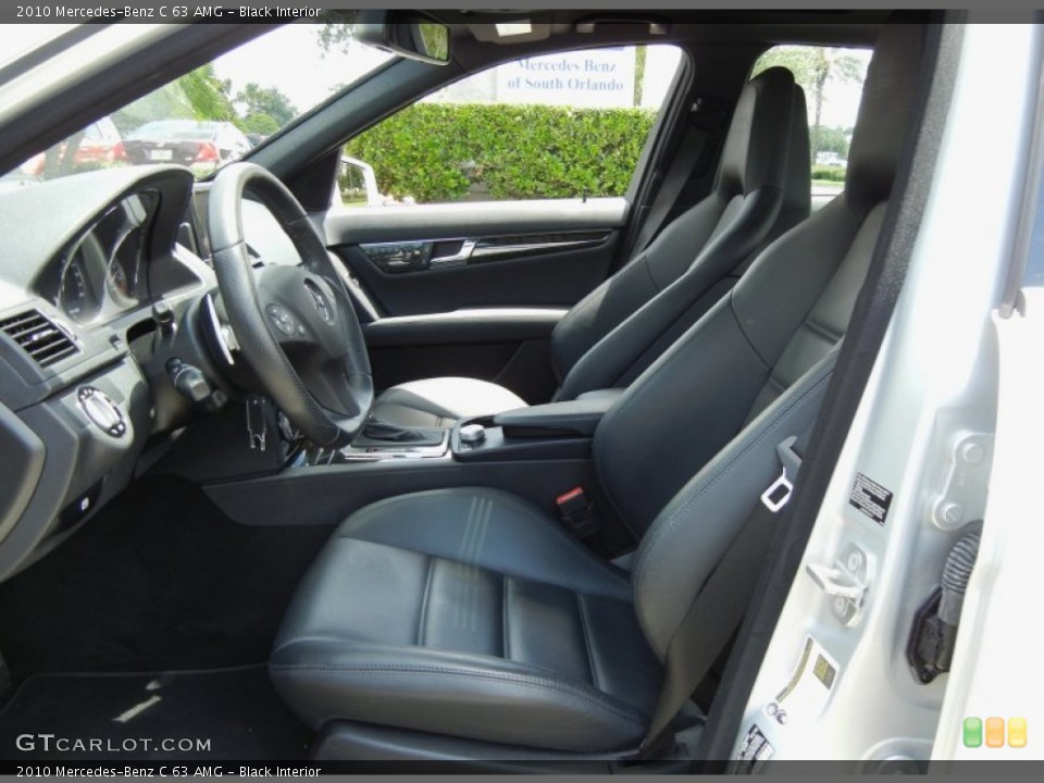 Black Interior Photo for the 2010 Mercedes-Benz C 63 AMG #68908839