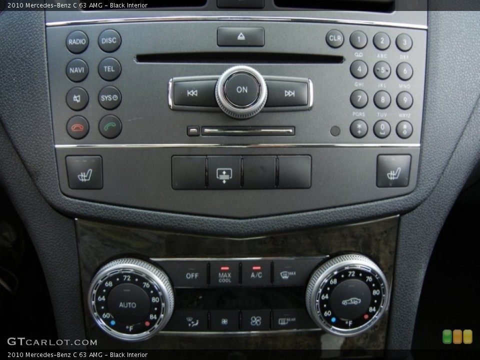 Black Interior Controls for the 2010 Mercedes-Benz C 63 AMG #68908944