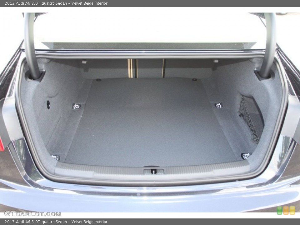 Velvet Beige Interior Trunk for the 2013 Audi A6 3.0T quattro Sedan #68909310