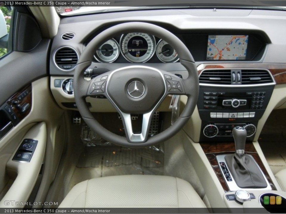 Almond/Mocha Interior Dashboard for the 2013 Mercedes-Benz C 350 Coupe #68909657