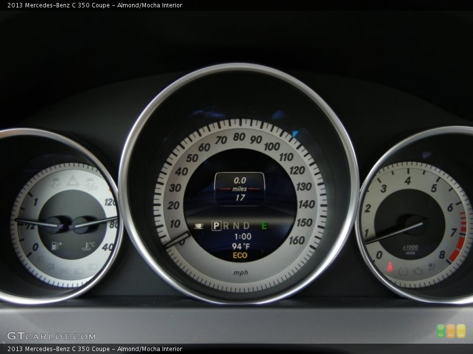Almond/Mocha Interior Gauges for the 2013 Mercedes-Benz C 350 Coupe #68909666