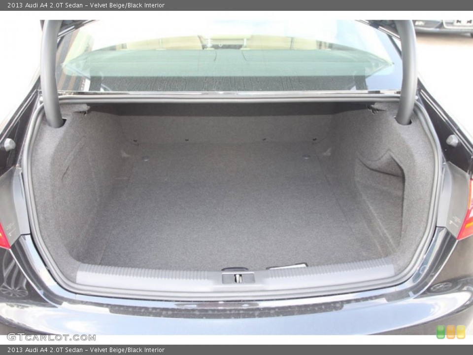 Velvet Beige/Black Interior Trunk for the 2013 Audi A4 2.0T Sedan #68909769