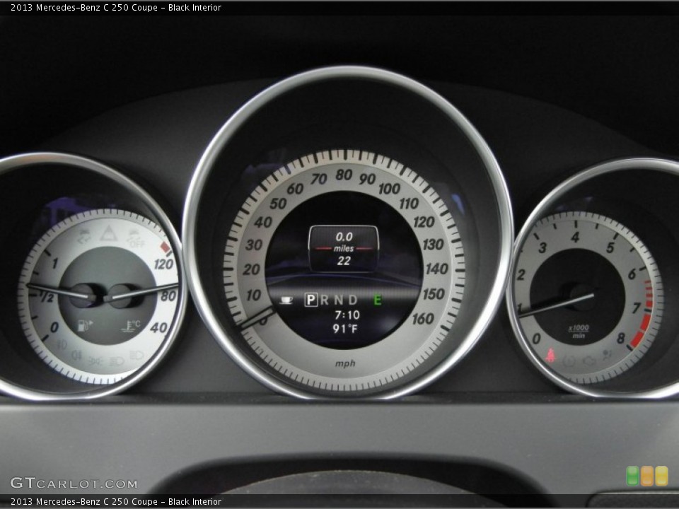 Black Interior Gauges for the 2013 Mercedes-Benz C 250 Coupe #68909774