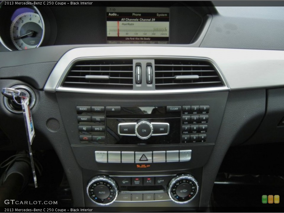 Black Interior Controls for the 2013 Mercedes-Benz C 250 Coupe #68909781