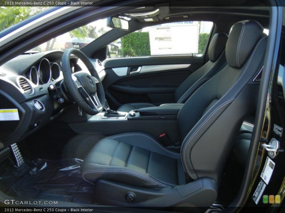 Black Interior Photo for the 2013 Mercedes-Benz C 250 Coupe #68909854