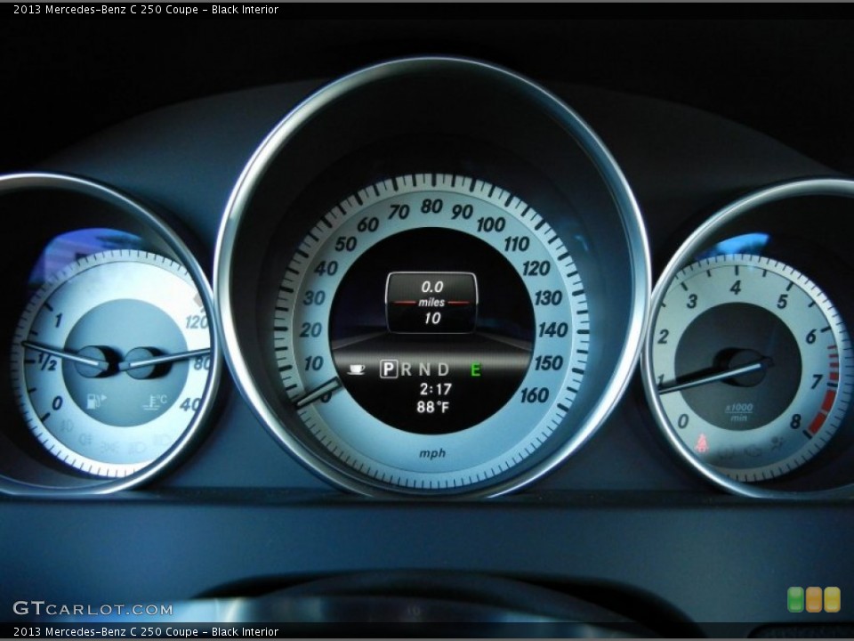 Black Interior Gauges for the 2013 Mercedes-Benz C 250 Coupe #68909883