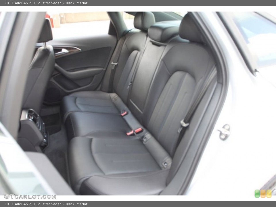 Black Interior Rear Seat for the 2013 Audi A6 2.0T quattro Sedan #68909940
